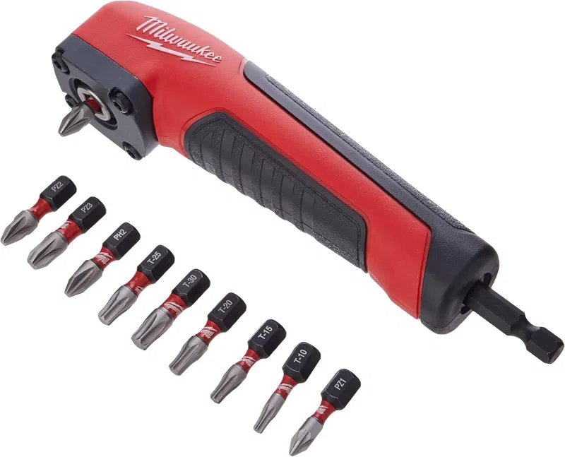 Milwaukee Shockwave Impact Right Angle Attachment Set