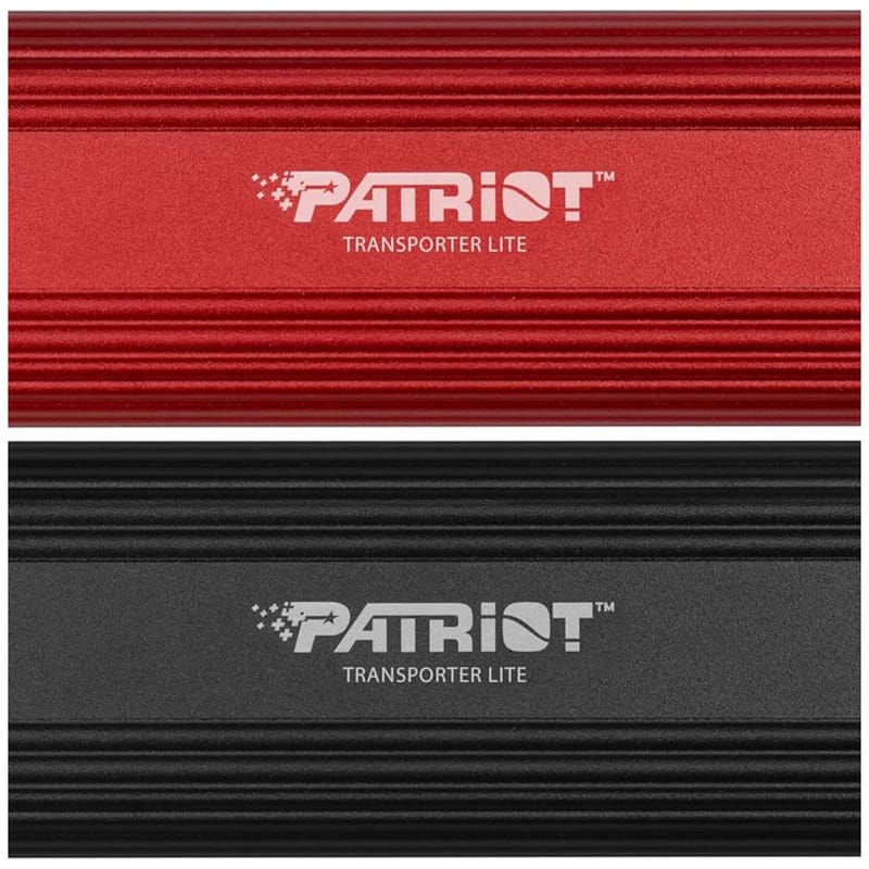 Patriot Transporter Lite 4TB Type-C USB 3.2 Gen 2 Portable SSD Black/Red