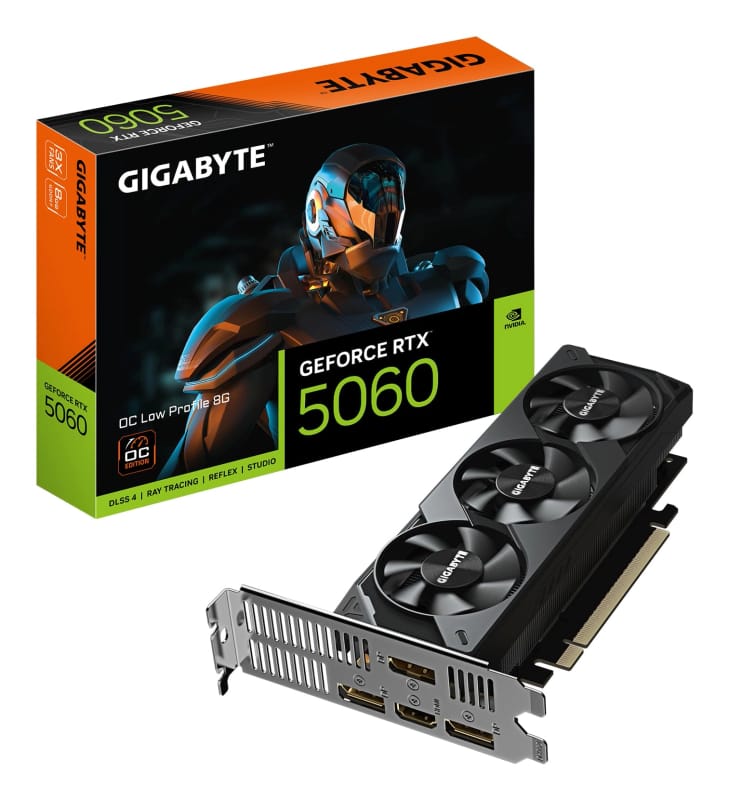 Gigabyte GeForce RTX 5060 OC Low Profile 8G Graphics Card 8GB GDDR7 128bit PCI-E 5.0