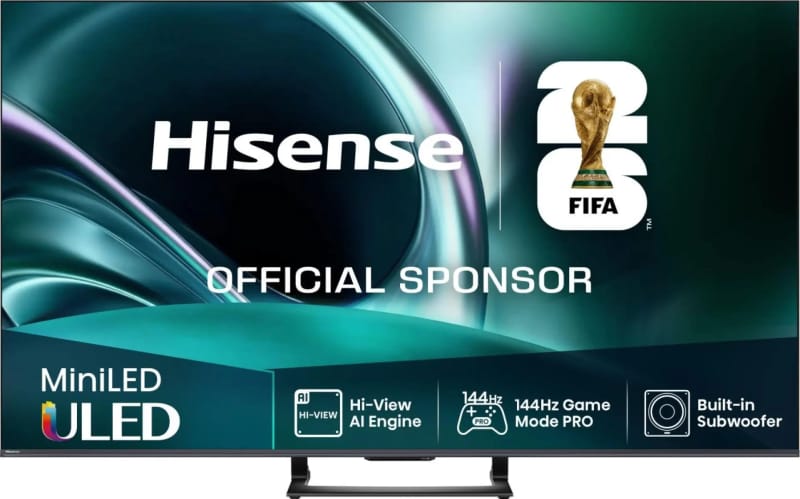 Hisense U7Q 50" 4K MiniLED 144Hz Smart TV 50U7QTUK