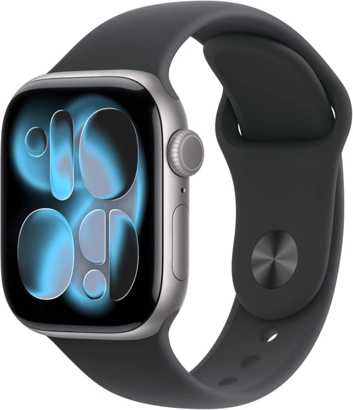 Apple Watch Series 11 42mm GPS Smartwatch Space Grey/Black Sport Band S/M