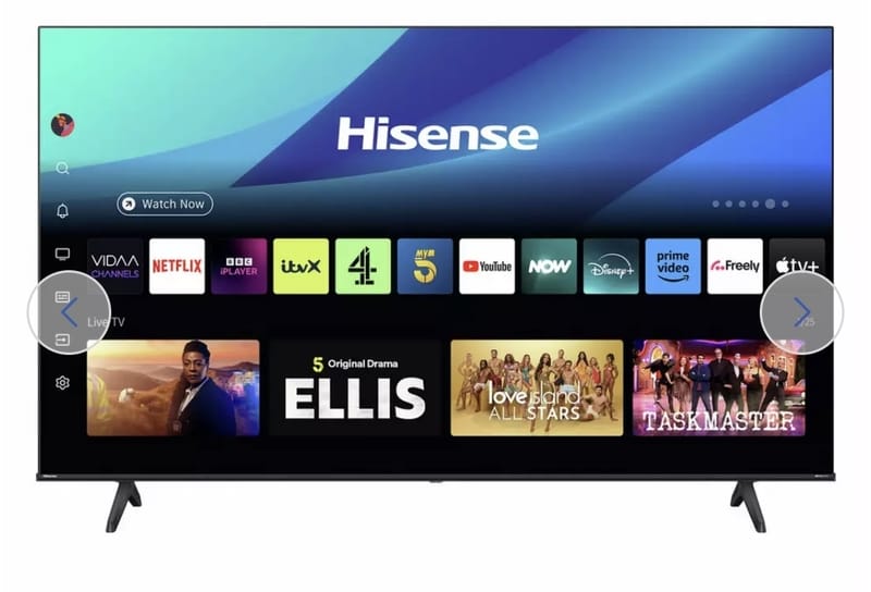 Hisense 50A6QTUK 50 Inch 4K UHD HDR LED Smart TV