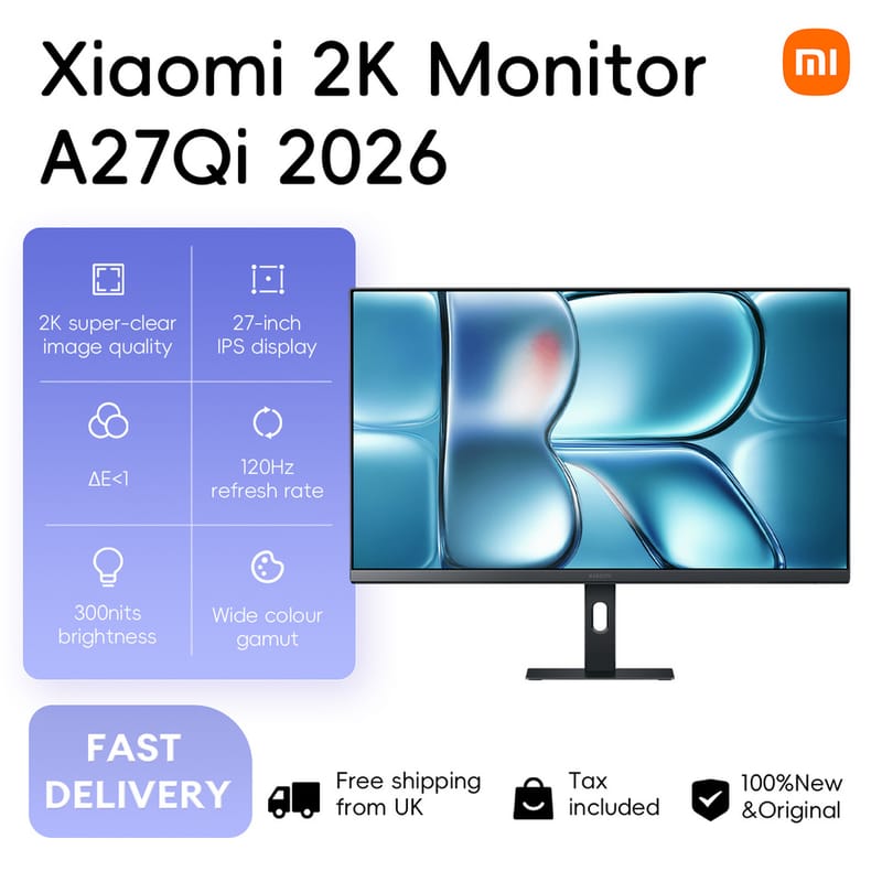 Xiaomi A27Qi 2026 27" IPS 2K 120Hz Monitor