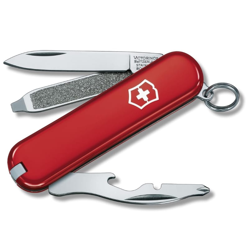Victorinox Rally Swiss Army Knife Small Multi Tool 9 Functions Red