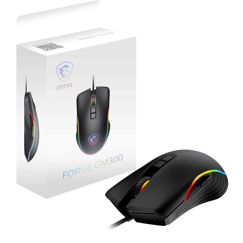 MSI FORGE GM300 Gaming Mouse 7200DPI Wired