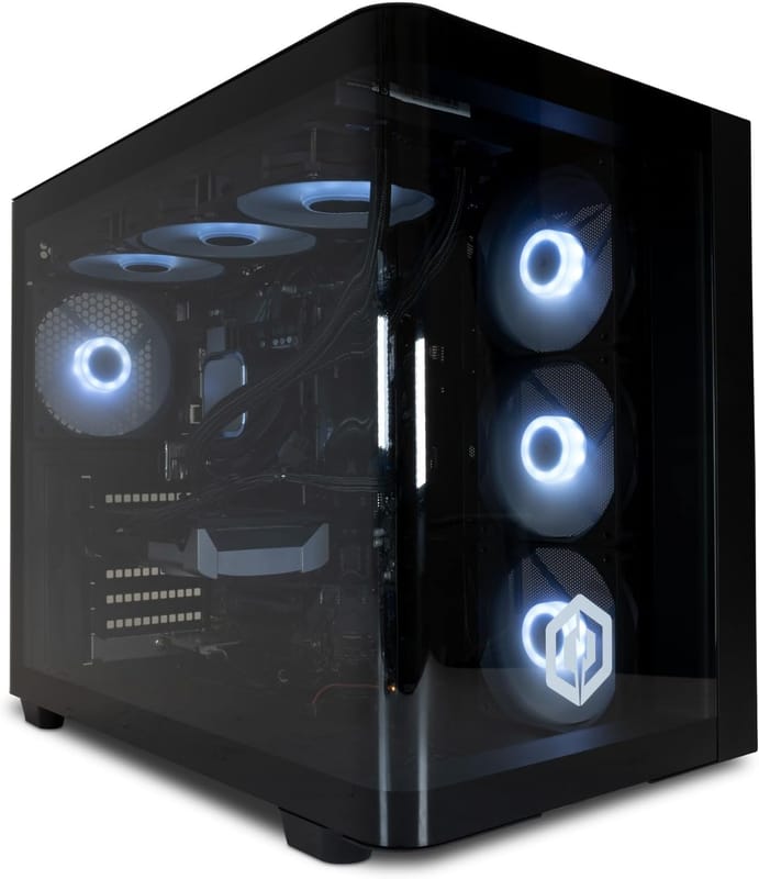 CyberPowerPC Luxe Gaming PC RTX5070TI 16GB Core Ultra 7 265KF 32GB 1TB Z890 Liquid Cooling