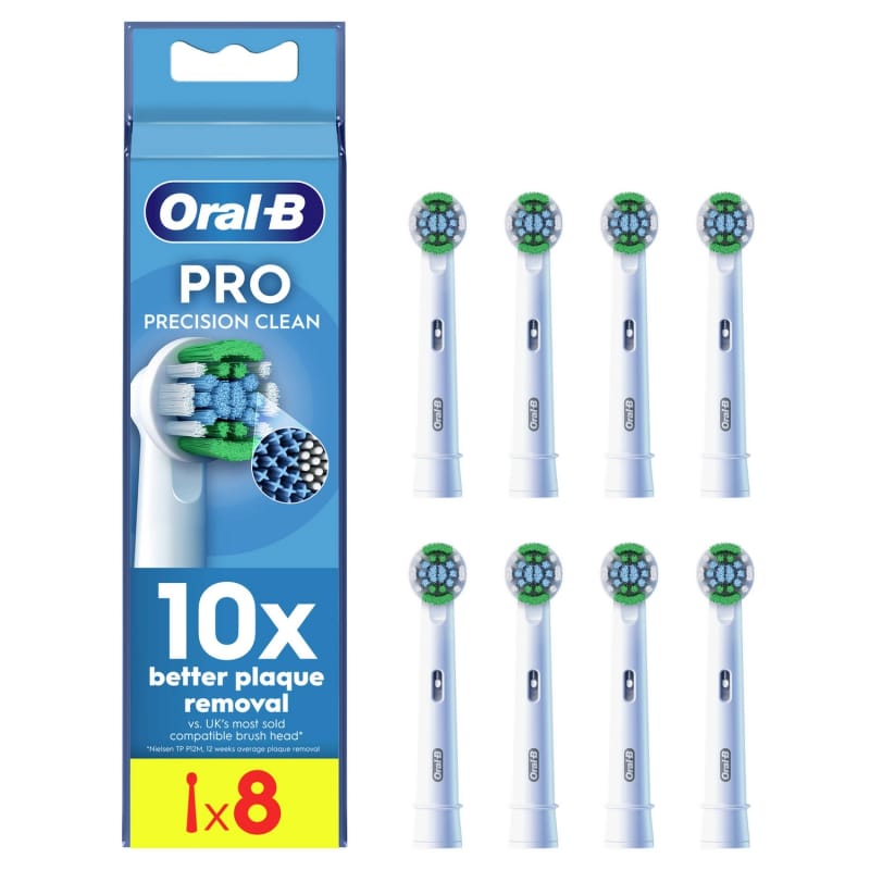 Oral-B Pro Precision Clean Toothbrush Heads 8 Pack