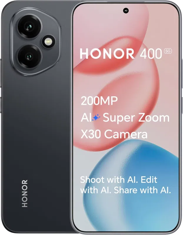 Honor 400 256GB 8GB 5G + Unlimited 5G iD Data & Texts (24 Months)