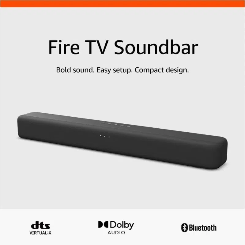 Fire TV Soundbar - Bluetooth - DTS Virtual Dolby