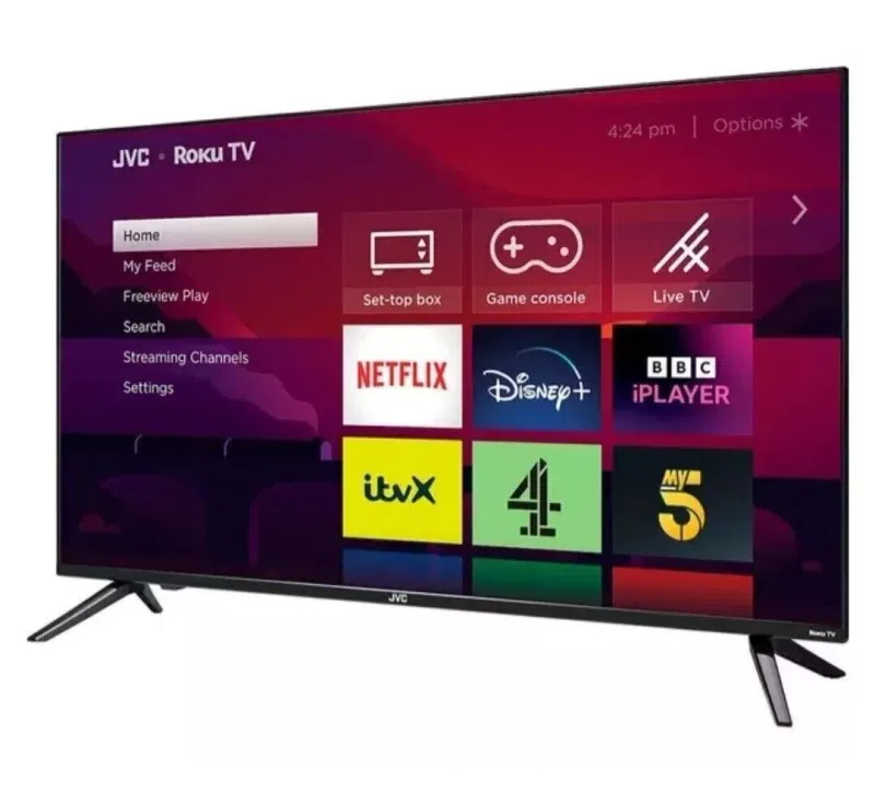 JVC 43" Roku Smart 4K UHD HDR LED TV