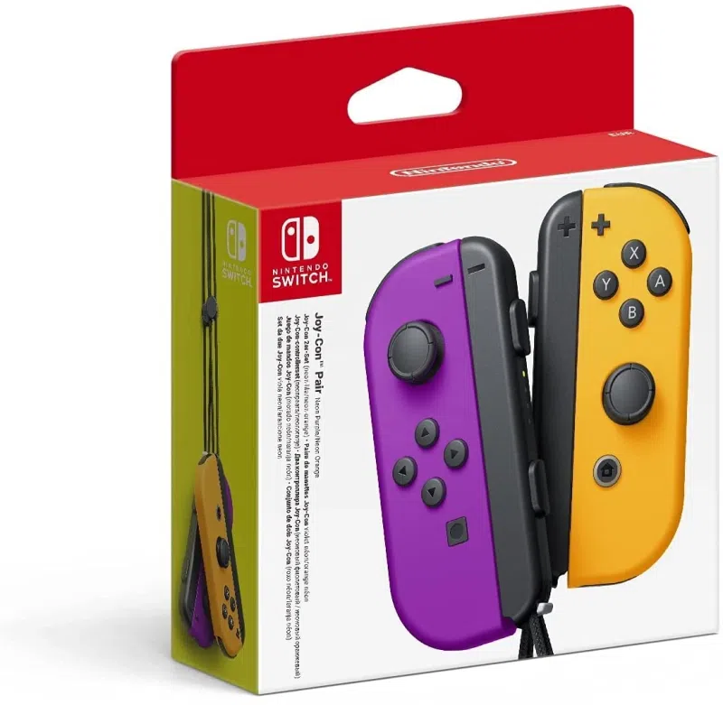 Nintendo Switch Joy-Con - Orange & Purple