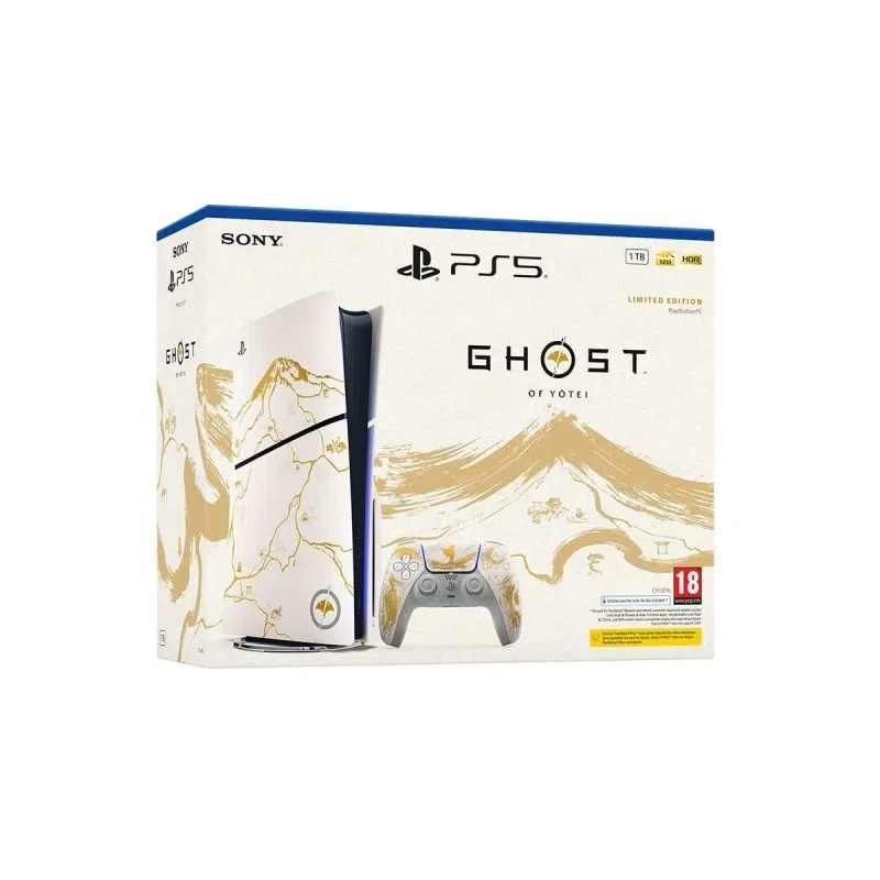 Playstation PS5 Slim Disc Model Ghost of Yotei Gold Limited Edition