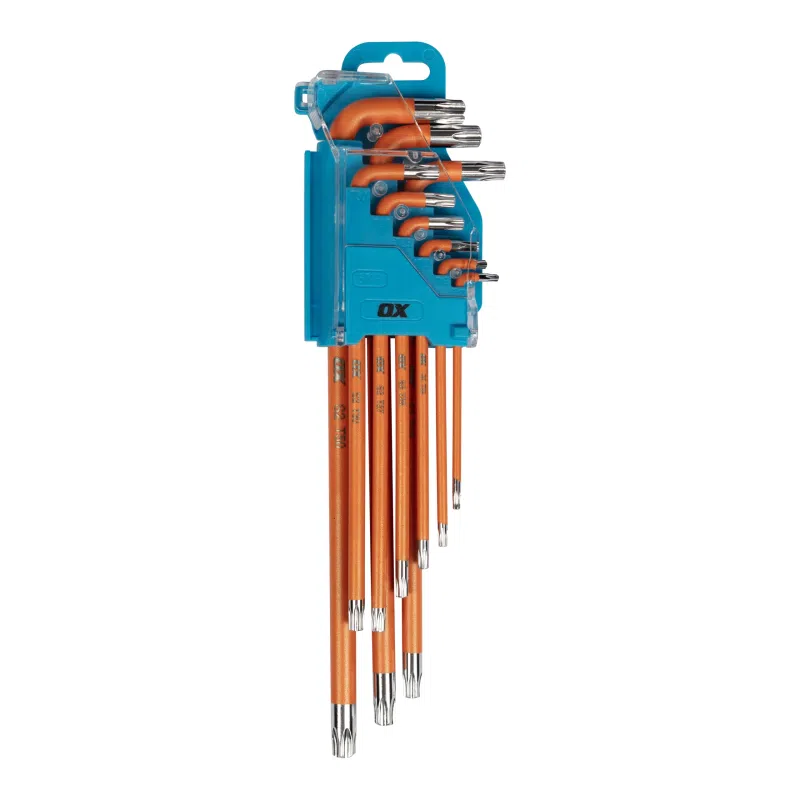 OX Pro Tamperproof Torx Key 9pc Set