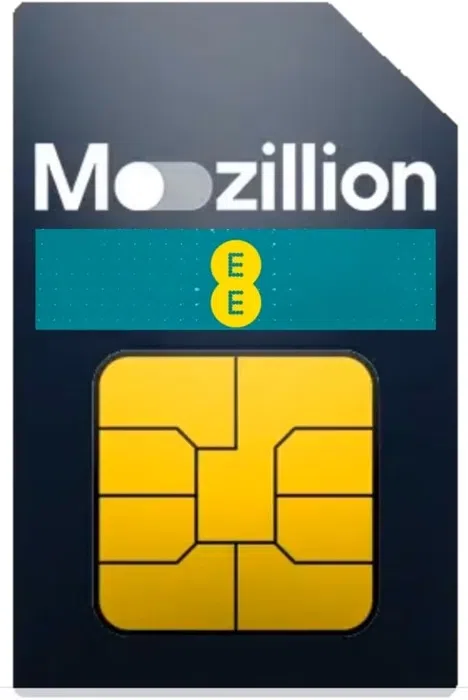 Mozillion 80GB 5G Data, Unlimited Mins & Texts + EU Roaming - £90 for 1 year