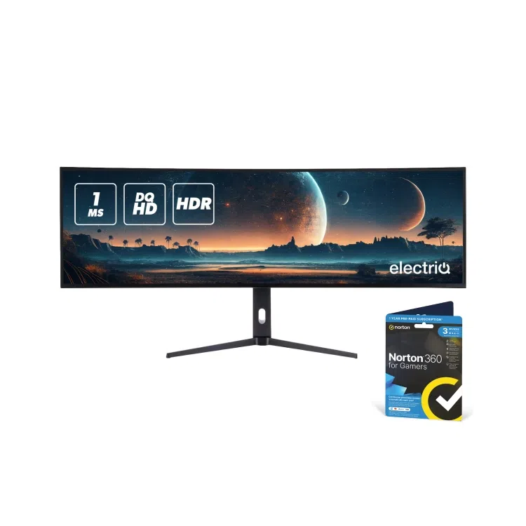 electriQ 49" 5K 144Hz 1ms Curved Gaming Monitor