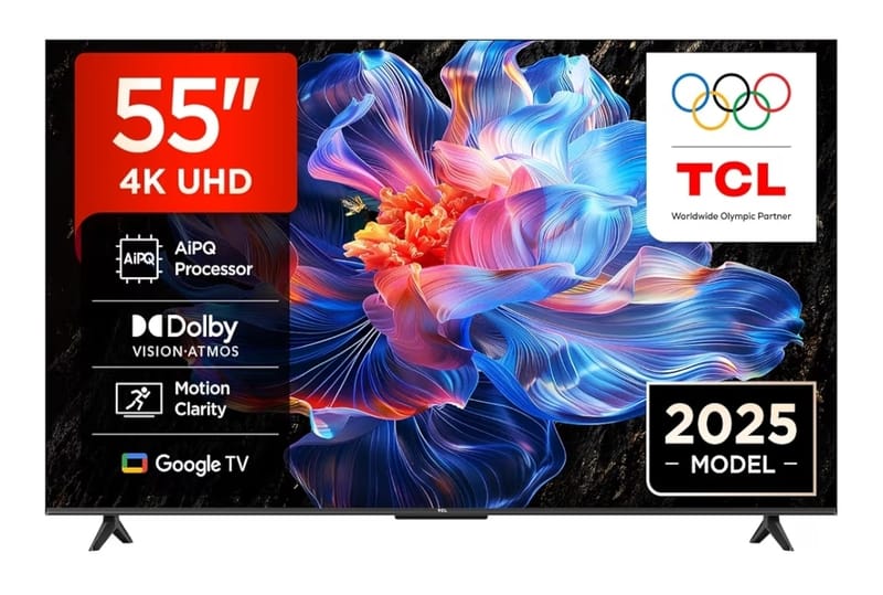 TCL 55P6K 55 inch 4K UHD HDR DLED + £25 Gift Card
