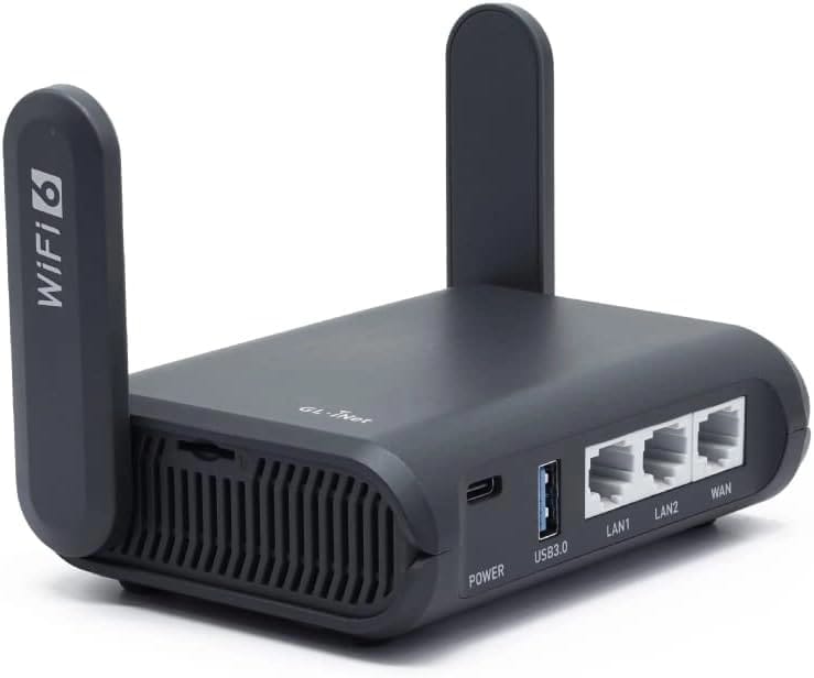 GL.iNet GL-AXT1800 (Slate AX) Portable WiFi 6 Router