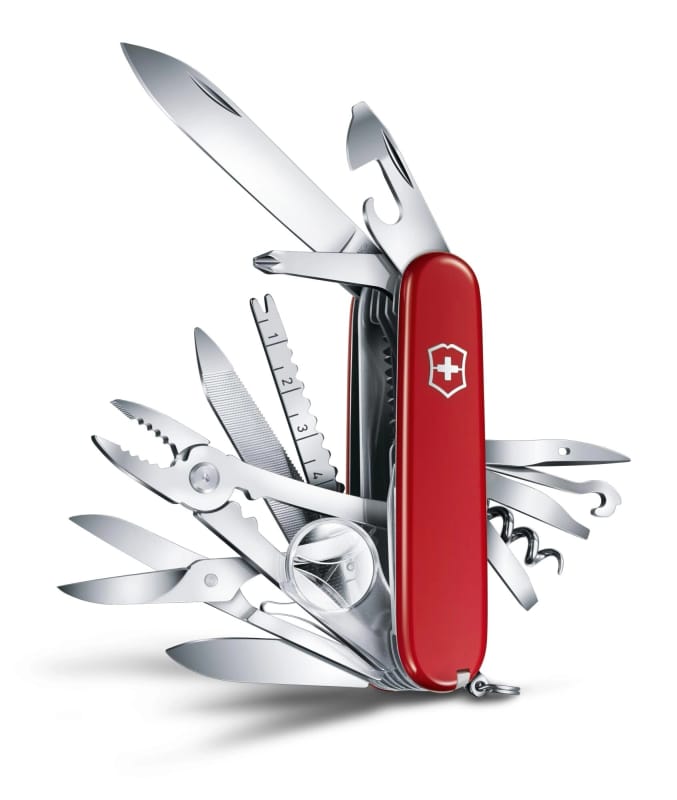 Victorinox Swiss Champ Swiss Army Knife Red