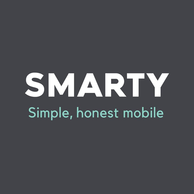 Smarty SIM Unlimited Mins, Texts, Data One Month Plan.