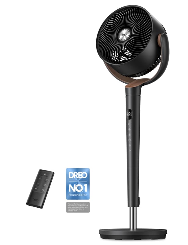 DREO Pedestal Fan Black